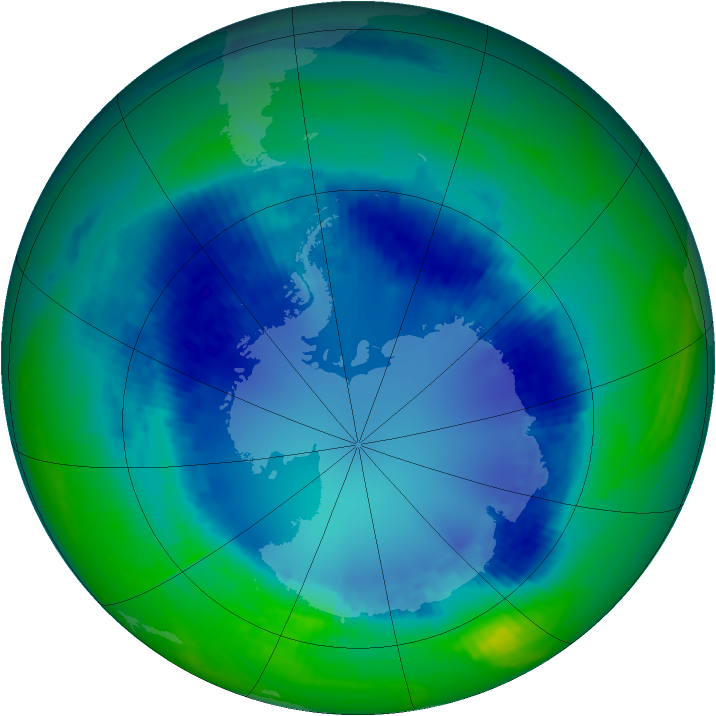 Ozone Map 2003-08-20